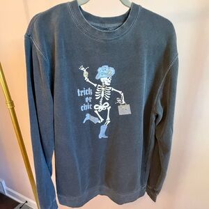 Living Fully Co. Skeleton Graphic Sweatshirt